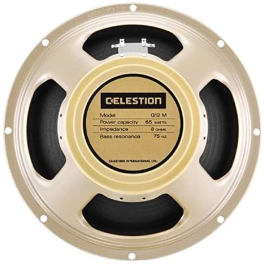(2) Celestion G12M-65 Creamback 12 65W Guitar Speakers 8 Ohm w/ Ceramic Magnets