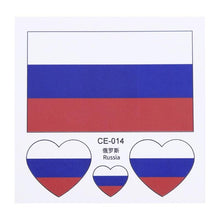 Flag Facial Stickers - somossoccer