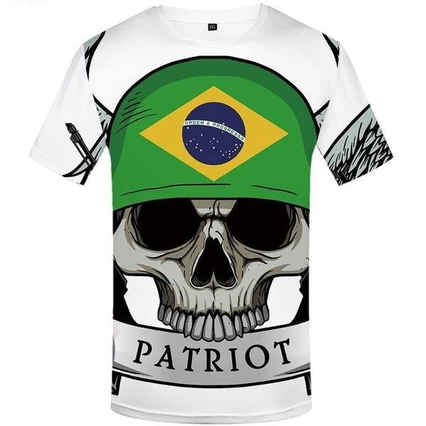Brazil 3D T-Shirt - somossoccer